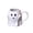White, variant on Cute Ghost Mug for Halloween Decorations, Hand-Painted Ceramic Coffee Cup for Spooky Party Table Decor, Unique Halloween Gifts for and Adults Home Kitchen, 1Pack Yellow