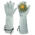 thumbnail image 2 of Rose Pruning Gloves for Men/Women,Garden Gloves with Grip,Long Thorn Proof Gardening Gloves,Breathable Gauntlet,Thorn-Proof Puncture-Resistant Work Gloves,Best Gifts and Tools for Gardener(White), 2 of 9