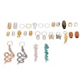 thumbnail image 3 of Dreadlocks Pendant, Wrapped Metal DIY Colorful Decorative Hair Cuffs Pendant For Wedding ANGGREK Otros, 3 of 8