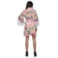 thumbnail image 3 of Moomaya Printed Cotton Robes For Women Plus Size Kimono Robe Short Nightwear, 3 of 6
