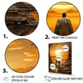 thumbnail image 3 of Designart "The Prodigal'S Golden Return: A Religious Horizon" Christianity Floater Framed Wall Decor, 3 of 5