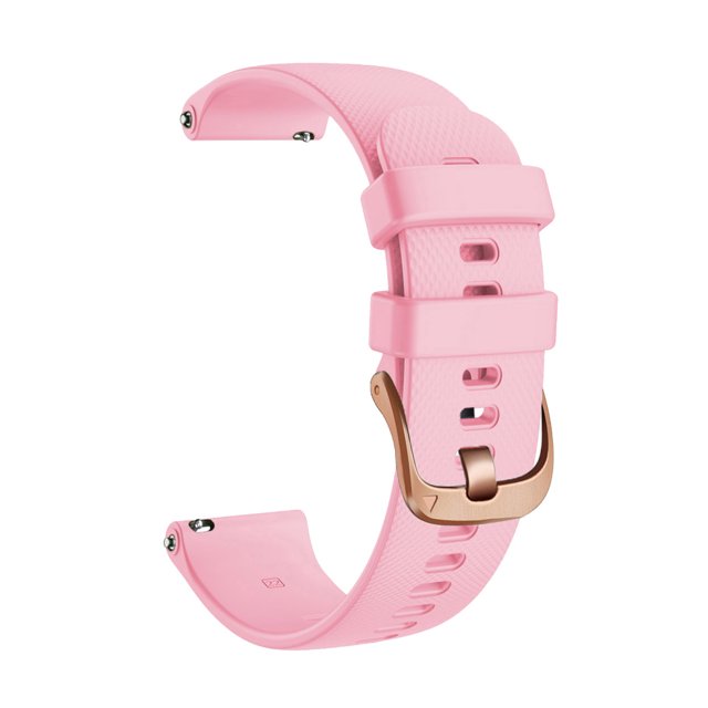 Venu 2S Silicone Watch Band For Garmin Vivoactive 4S 3S /Move 3S /Rey Rose Gold Buckle 18mm Bracelet Forerunner 255S 265S Strap powder For Vivomove 3S
