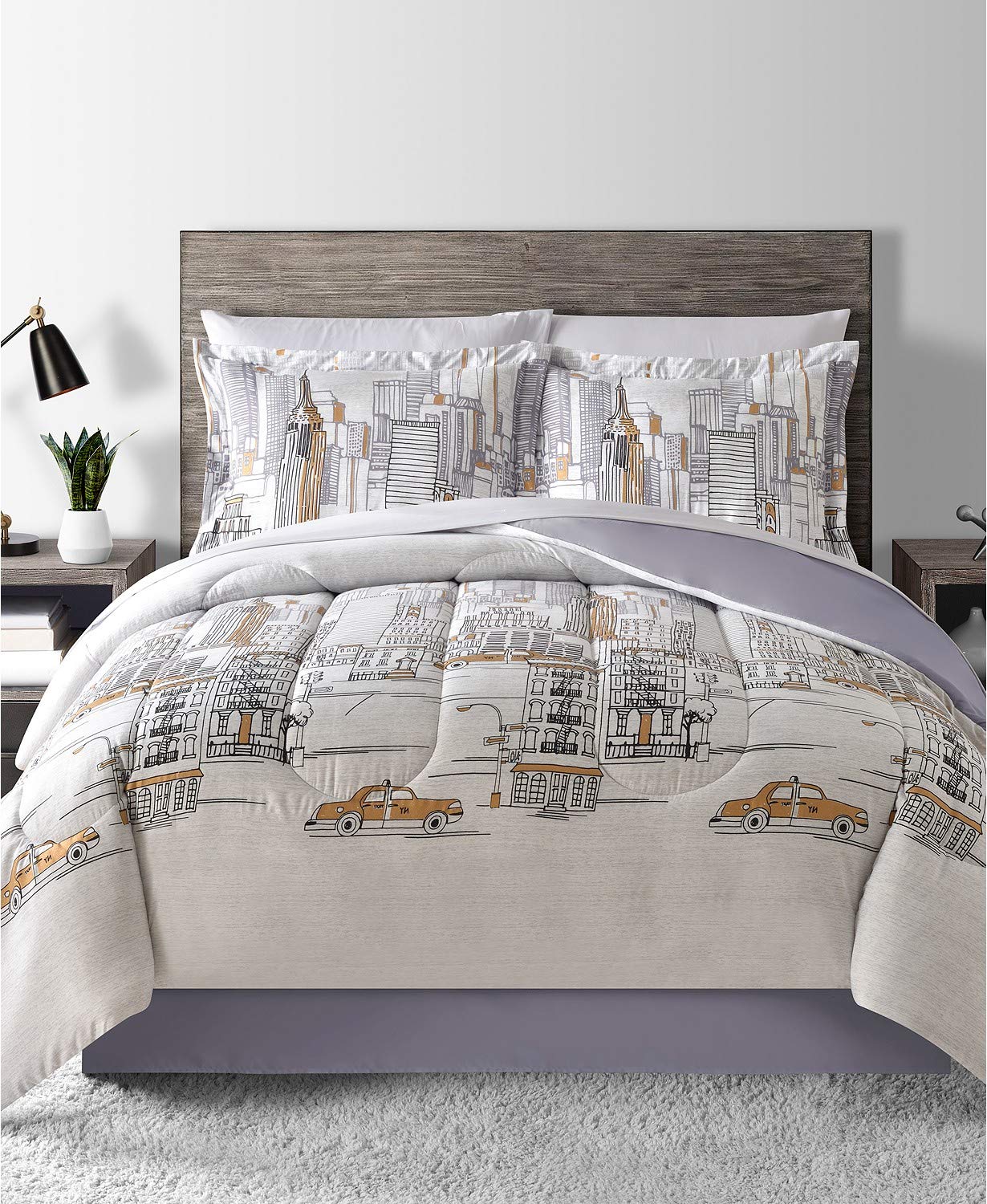 Fairfield Square Collection New York Reversible 8Piece King Comforter