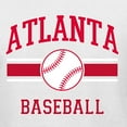thumbnail image 6 of Wild Bobby City of Atlanta Baseball Fantasy Fan Sports Unisex Crewneck Sweatshirt, White, Large, 6 of 6