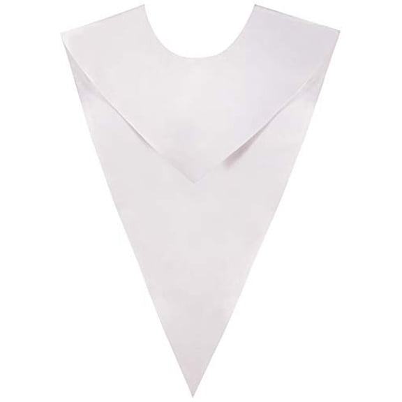 V Shape Choir Stole University Graduation Choir Honor Sash Master's Graduate Doctoral Attire Stoles Accessories