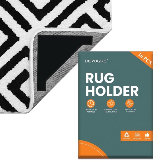 DEVOGUE® 16PCS Rug Tape Removable Carpet Grippers