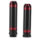 thumbnail image 4 of 2 uds cubierta de agarre de barra de manillar de motocicleta fibra de carbono resistente a la corrosión impermeable universal para manillar de 7/8 pulgadas rojo, 4 of 12