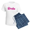 thumbnail image 5 of CafePress - Bg Hearts Bride Women's Light Pajamas - Women's Short Sleeve Print T-Shirt and Pants Light Cotton Pajama Set, 5 of 7