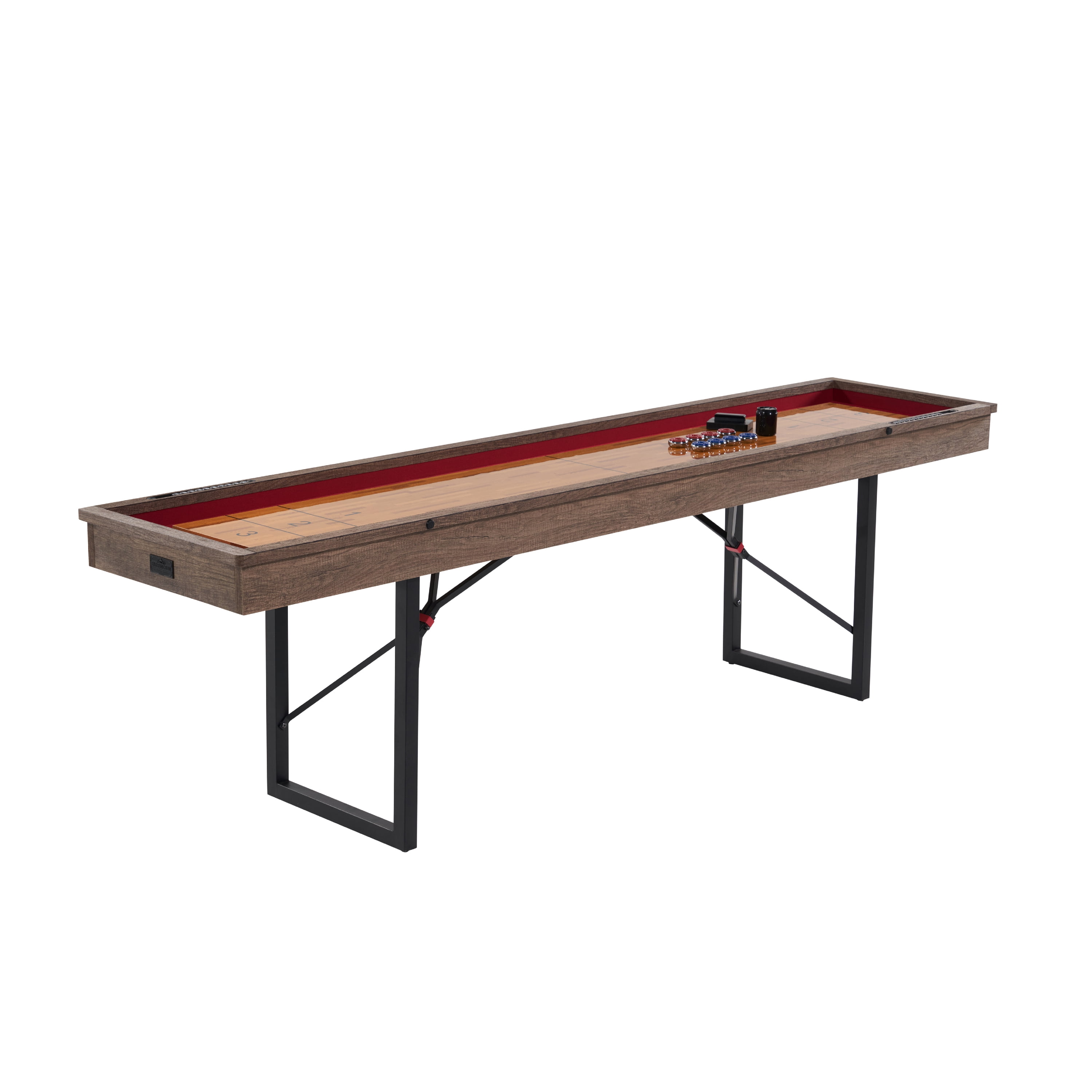 Wooden Bead Score System for Shuffleboard Games Wall Mounted or Movable Score Keeper with Cabinet 