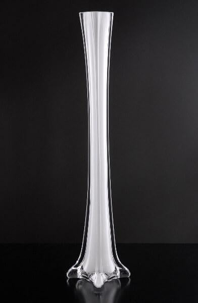 Clear Mega Vases Set of 12 1.25 x 12 Eiffel Tower Glass Vase 