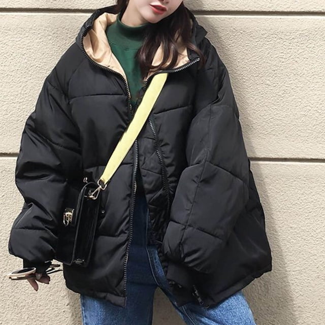 Puntoco Chaqueta Cálida Informal De Manga Larga De Color Liso Para Mujer