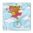 thumbnail image 1 of Circus Bandana, Balerina Juggler Hippo, Unisex Head and Neck Tie, by Ambesonne, 1 of 2