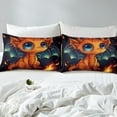 thumbnail image 3 of Erosebridal Cute Dragon Duvet Cover Full , Psychedelic Galaxy Bedding Set, 3pcs (No Comforter), 3 of 6