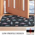 thumbnail image 3 of Black Dinosaurs Stars Pterosaurs Pattern Door Rugs,Washable Non Slip Door Mats Indoor,Decorative Door Mats,Entry Mat Indoor for Entrance,Bedroom,Kitchen,Bathroom,30"x17", 3 of 6