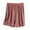 Red, variant on Lenpel Women's Plus Size Pajama Shorts Striped Elastic Waist Soft Comfy Lounge Sleep Shorts Cozy Pj Bottoms with Pockets