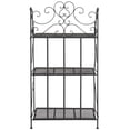 thumbnail image 5 of Safavieh Torus Outdoor Iron 3 Tier Shelf, Black, 5 of 12