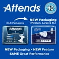 thumbnail image 3 of Attends Overnight Adult Incontinence Brief XL Heavy Absorbency Overnight, DDEW40, Severe, 14 Ct, 3 of 9