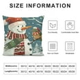 thumbnail image 6 of SHANXI Christmas Decorative Pillowcases for Sofa Couch Decor 24x24in, 6 of 6