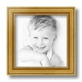 thumbnail image 2 of ArtToFrames 8x8 Inch Gold Picture Frame, This Gold Wood Poster Frame is Great for Your Art or Photos, Comes with Regular Glass (4159), 2 of 8