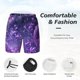 thumbnail image 3 of Fotbe Purple Bubble Abstract Art Traje de Baño para Hombre – Shorts de Natación de Secado Rápido con Forro y Bolsillos-3X-Large, 3 of 6