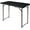 Black Woodgrain, variant on Folding Table, Portable Fold-in-Half Adjustable Height Utility Table for Indoor/Outdoor Use, Durable  & Steel, Stable & Lightweight, Multi-Purpose