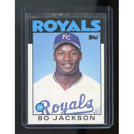 1986 Jose Canseco Rookie Card - 1986 Topps Traded #50T Bo Jackson Kansas City Royals Rookie Card