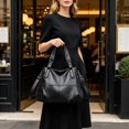thumbnail image 2 of Sunyuer Vintage Large Capacity Shoulder Crossbody Tote Bags for Women PU Leather Hobo Satchel Y2K Purses Commute Travel Bags, 2 of 7
