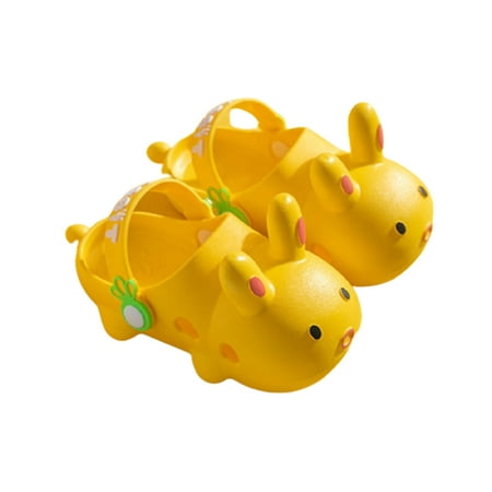 

Adult Kids 3D Cute Rabbit Slides Toddler Boys Girls Cute Rabbit Slippers Baby Cloudy Shower Sandals Beach Pool Quick Dry Slide Sandals