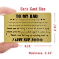 thumbnail image 2 of I Love My Dad Gifts, Hero Daddy Birthday Card Present for Men, Personalized Dad Card from Daughter, 2 of 5