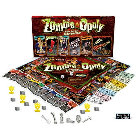 Late for the Sky Zombie-opoly Board Game