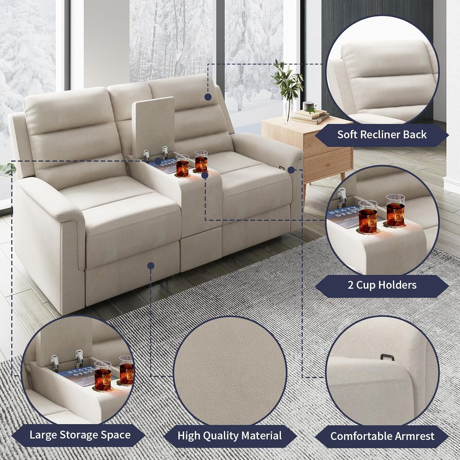 Cup Holders Cinema Chairs Harvey Norman Ijuicy Reclining Sofa Set