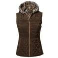 thumbnail image 1 of FashionOutfit Women's Solid Puffer Reversible Vest, 1 of 1