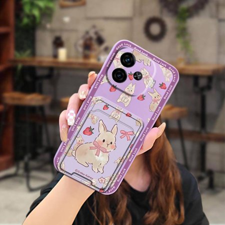 LYM-Phone Case For VIVO IQOO Z9 Turbo/IQOO Z9 5G China/Y200GT 5G, Anti-dust Colorful Anti-knock Silicone Soft case Dirt-resistant Cartoon Card sleeve Shockproof Solid color Card slot TPU
