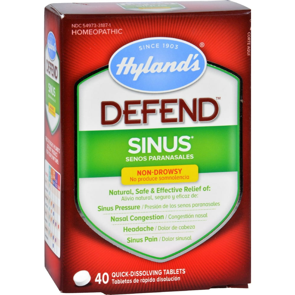 Hylands Homeopathic Sinus Defend 40 Tablets