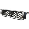 thumbnail image 2 of Grille For 1999-2004 Pathfinder Sport Utility Chrome w/ Gray Insert Plastic, 2 of 8