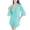 Mint Green, variant on APEXFWDT Women's Lace Bathrobe 2 Piece Set, Spaghetti Strap Short Nightgown with Sheer Open Front Bathrobe, Casual Loungewear Sleepwear Set,XL,Dark Blue