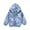 Blue unicorn, variant on Kids Baby Toddler Girls Cartoon Spring Outerwear Windbreaker Zipper Hooded Jackets Coat 3-8 Years