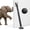 Black, variant on Door Security Bar - Upgraded Anti-Slip Base,Heavy Duty Burglar Door Stopper Stick,28-52" Adjustable Barricade Safety Jammer Stoper for Front Door Patio Sliding Glass Window,Black