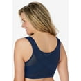 thumbnail image 2 of Comfort Choice Women's Plus Size Front-Close Cotton Wireless Posture Bra, 2 of 3