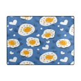 thumbnail image 5 of Yayeee Area Rugs for Living Room 6.7'x4.8' Non Slip Washable Bedroom Floor Carpet, Cute Fried Eggs, 5 of 5