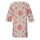 thumbnail image 5 of Moda Mujer Verano Casual Cuello en V Estampado 3/4 Manga Pliegue Mini Vestido Fridja  yut3271, 5 of 8