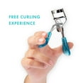 thumbnail image 2 of TRIM Azure Collection Eyelash Curler ? Curls Quickly and Easily For Longer-Looking Lashes ? Smooth Opening and Closing Action ? Easy-to-Grip Handles ? Eye Pads are Gentle on Lids While Curling, 2 of 6