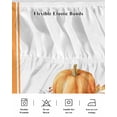 thumbnail image 5 of Orange Pumpkin Bed Skirt Queen Size 18 Inch Drop, Thanksgiving Fall Leaf Vintage Farmhouse Wrap Around Dust Ruffle Bedskirts, Wrinkle & Fade Resistant Easy Fit Bedskirt with Adjustable Elastic, 5 of 8