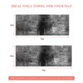 thumbnail image 6 of Gray Yoga Towel for Hot Yoga Non Slip, Retro Oil Painting Modern Abstract Art Aesthetics Yoga Mat Towel Absorbent Yoga Sweat Towels Microfiber Hot Yoga Blanket for Bikram Pilates 26"x70", 6 of 7