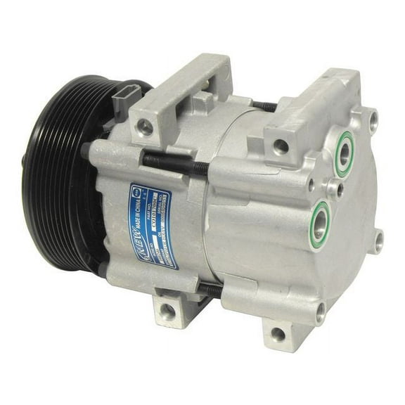 A/C Compressor - Compatible with 1999 - 2003 Ford F-350 Super Duty 7.3L V8 VIN F Mechanical Turbocharged OHV Diesel 2000 2001 2002