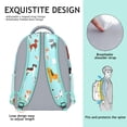 thumbnail image 5 of Boho Canine Design School Bag - Breathable Mesh & Organized Pockets, 5 of 5