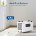 thumbnail image 5 of 70 Pints Energy Star Commercial Dehumidifier with Pump for Crawlspace Basement, 5 of 6