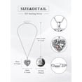 thumbnail image 5 of Dorunmo Elephant Locket Necklaces That Holds Picture 925 Sterling Silver Elephant Locket Heart Pendant Necklace Photos Jewelry Gifts for Women Mom Daughter, 5 of 7