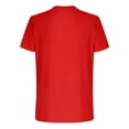 thumbnail image 4 of LMOIPLI Mens Funny Cartoon Face Graphic T-Shirt Short Sleeve Crew Neck Breathable Casual Lightweight Comfy T Shirts Red XL, 4 of 5