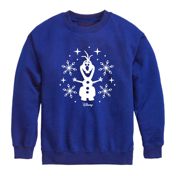Frozen - Olaf - Youth Boys Crew Fleece Sweatshirt